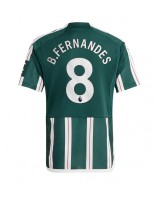 Manchester United Bruno Fernandes #8 Venkovní Dres 2023-24 Krátký Rukáv